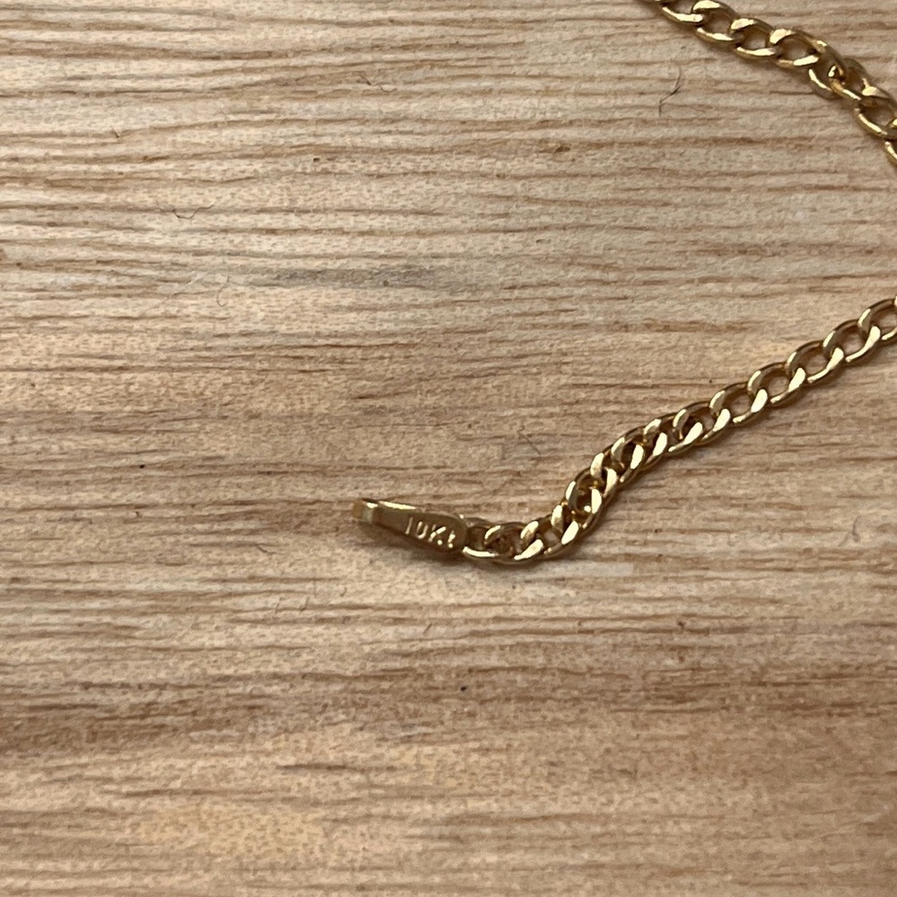 10k Gold Curb Chain Necklace